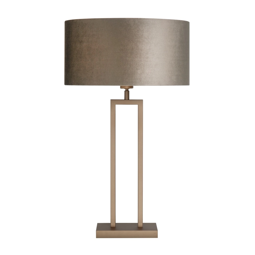 Design-Tischleuchte Monza Kupferbronze 70cm