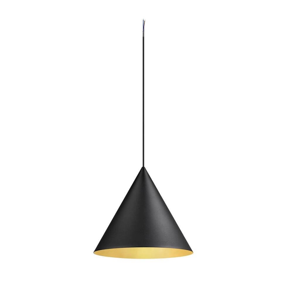 Pendelleuchte Magico 38 schwarz mit gold Ø 38cm SLV 4024163297141