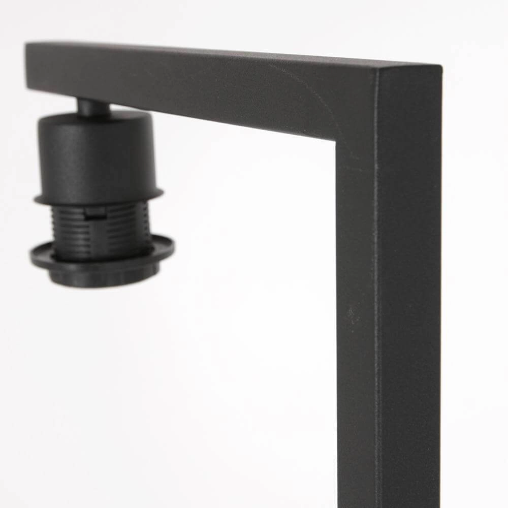 Stehlampe Stang schwarz mit Bambusschirm Steinhauer 8712746172041