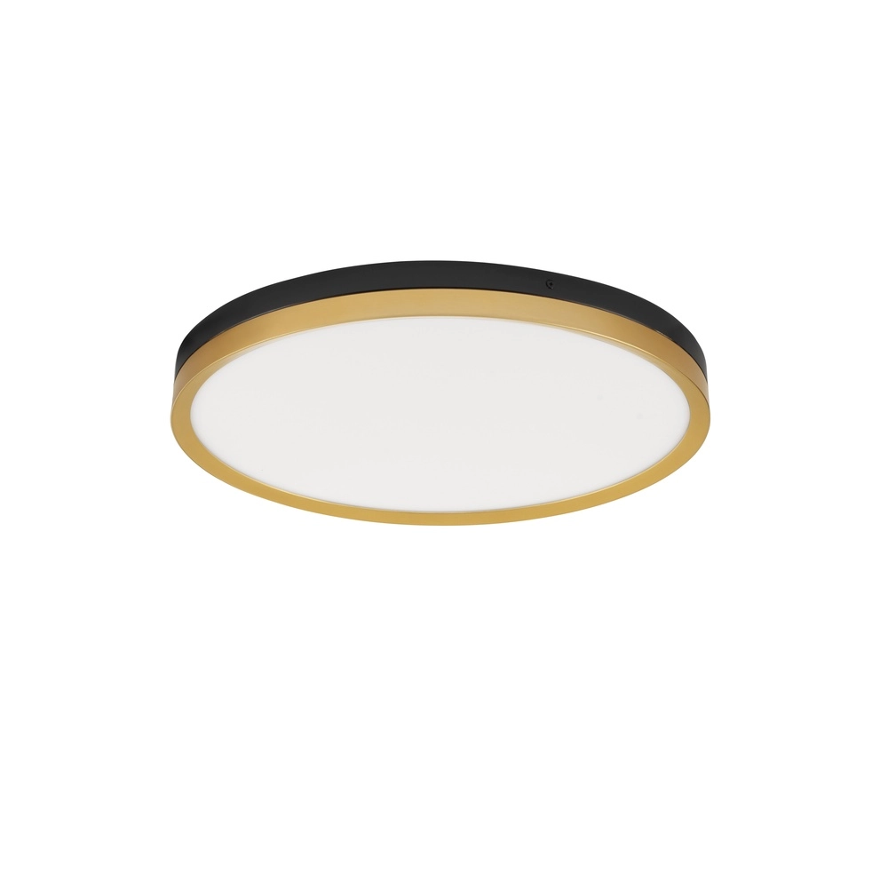 Deckenleuchte Cantria schwarz mit gold Ø 50cm Lyora 5212017439840