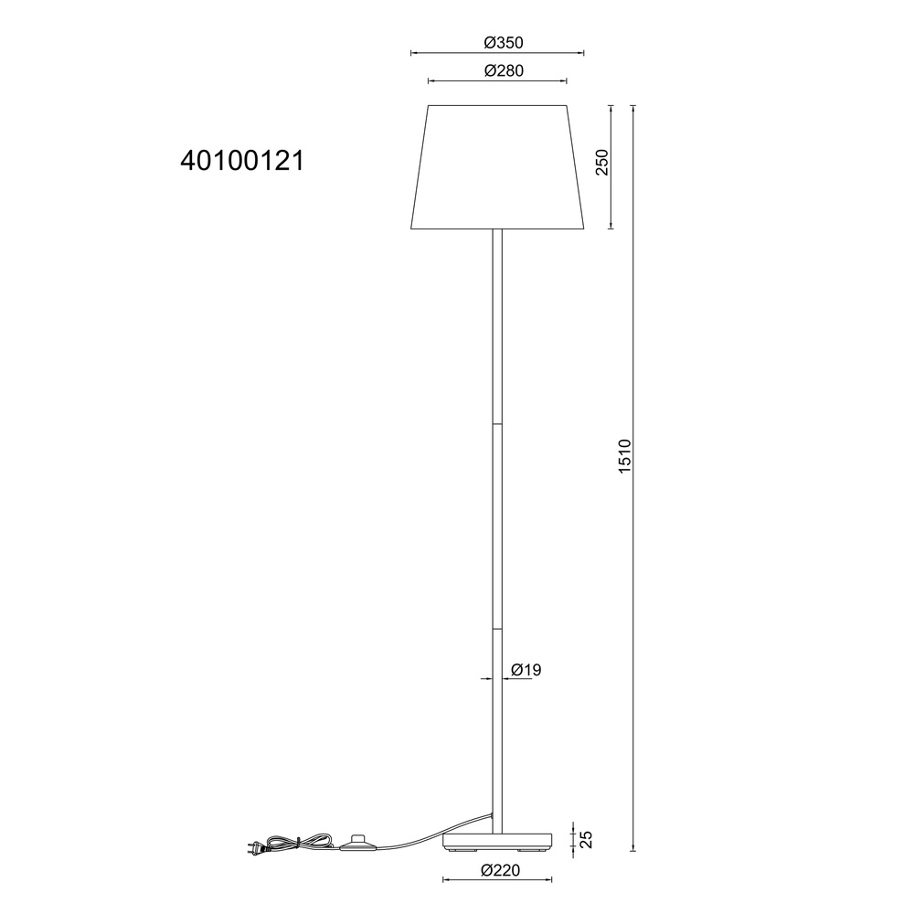 Stehlampe Joris Champagner Globo 9007371580514
