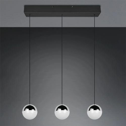 3-Licht Pendellampe Senta Chrom Trio 4017807685831