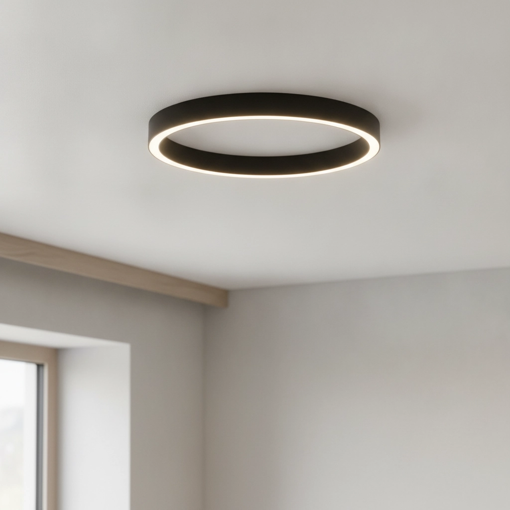Design-Deckenleuchte Sting schwarz Ø 80cm