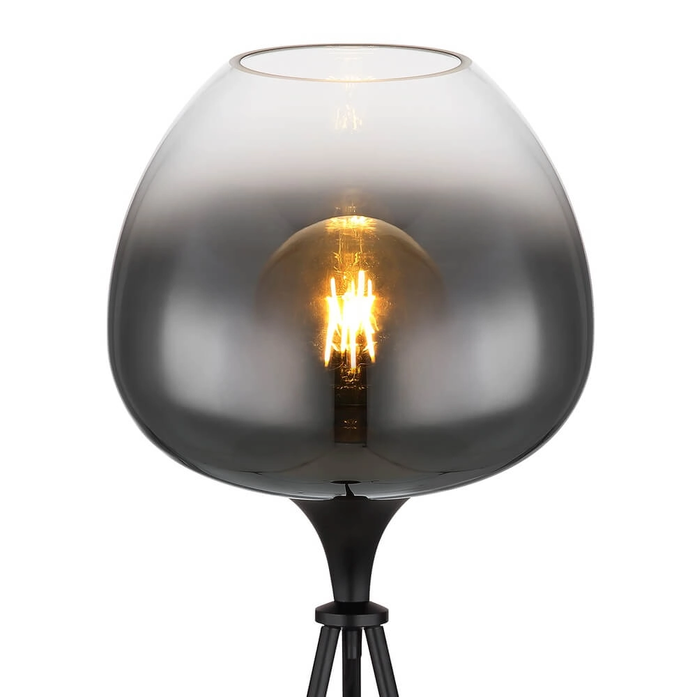Schwarze Stehleuchte Maxy Stativ Globo 9007371435418