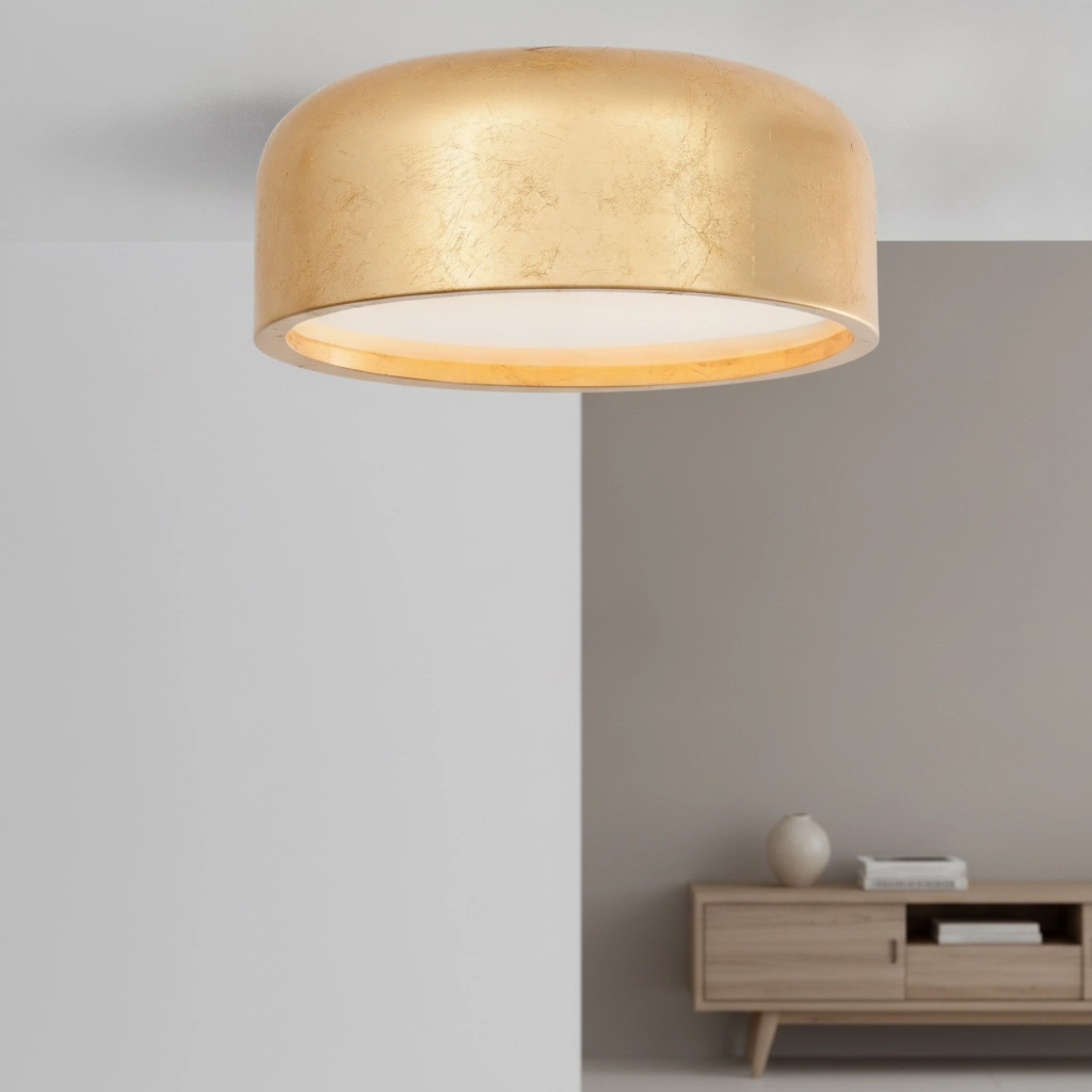 Design-Deckenleuchte Perleto gold Ø 35cm