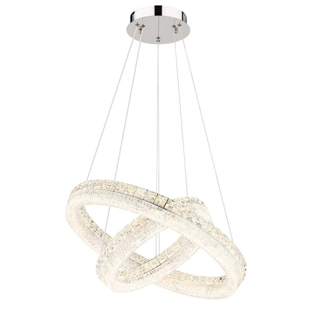 Pendellampe Laurel Chrom Ø 60cm Globo 9007371575770