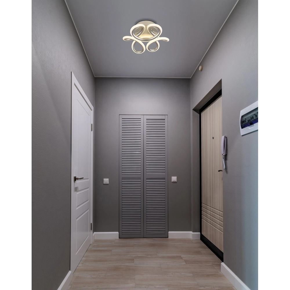 Silbergraue Deckenlampe Melisand Moderne Zeit Globo 9007371515349