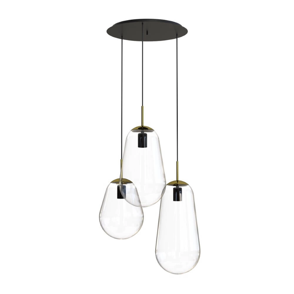 Loft-Hängelampe aus Glas Pear Lyora 5903139779494