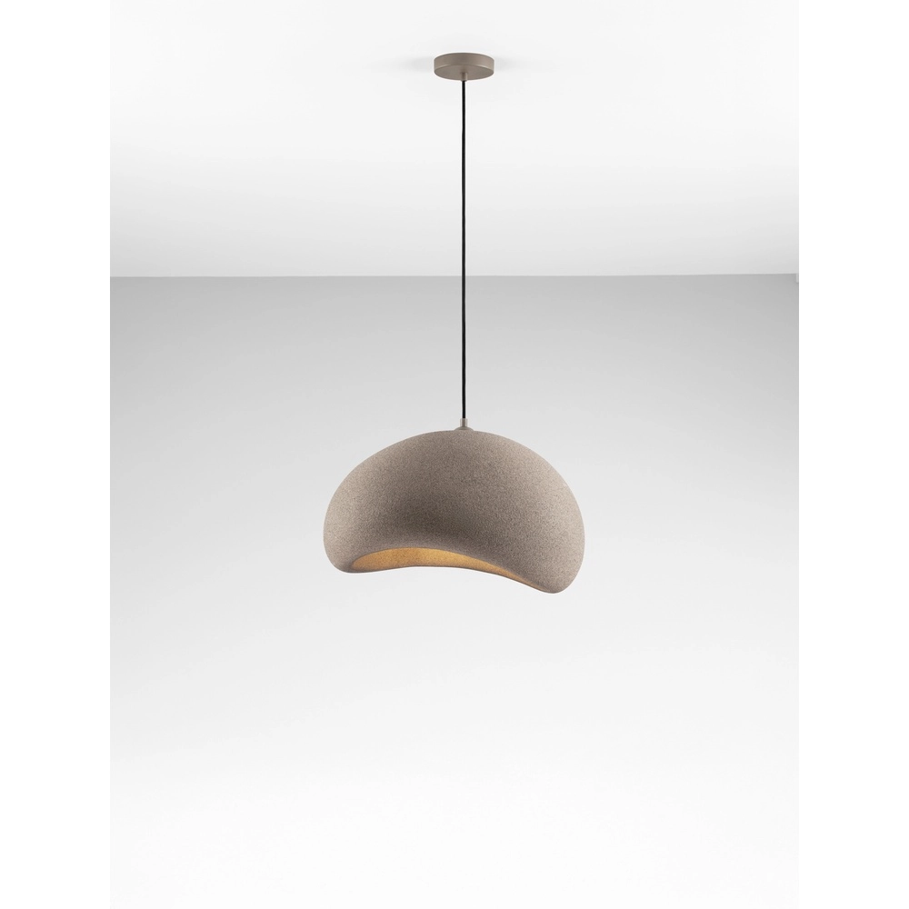 Natürliche Pendelleuchte Aere braun 50cm Lyora 5212017476722