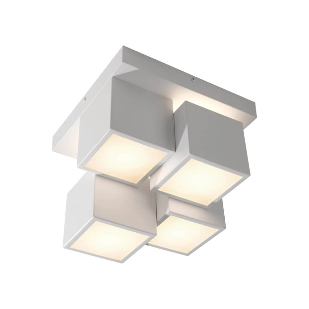 Weiße Deckenleuchte Tetris Weiß Just Light 4043689004545