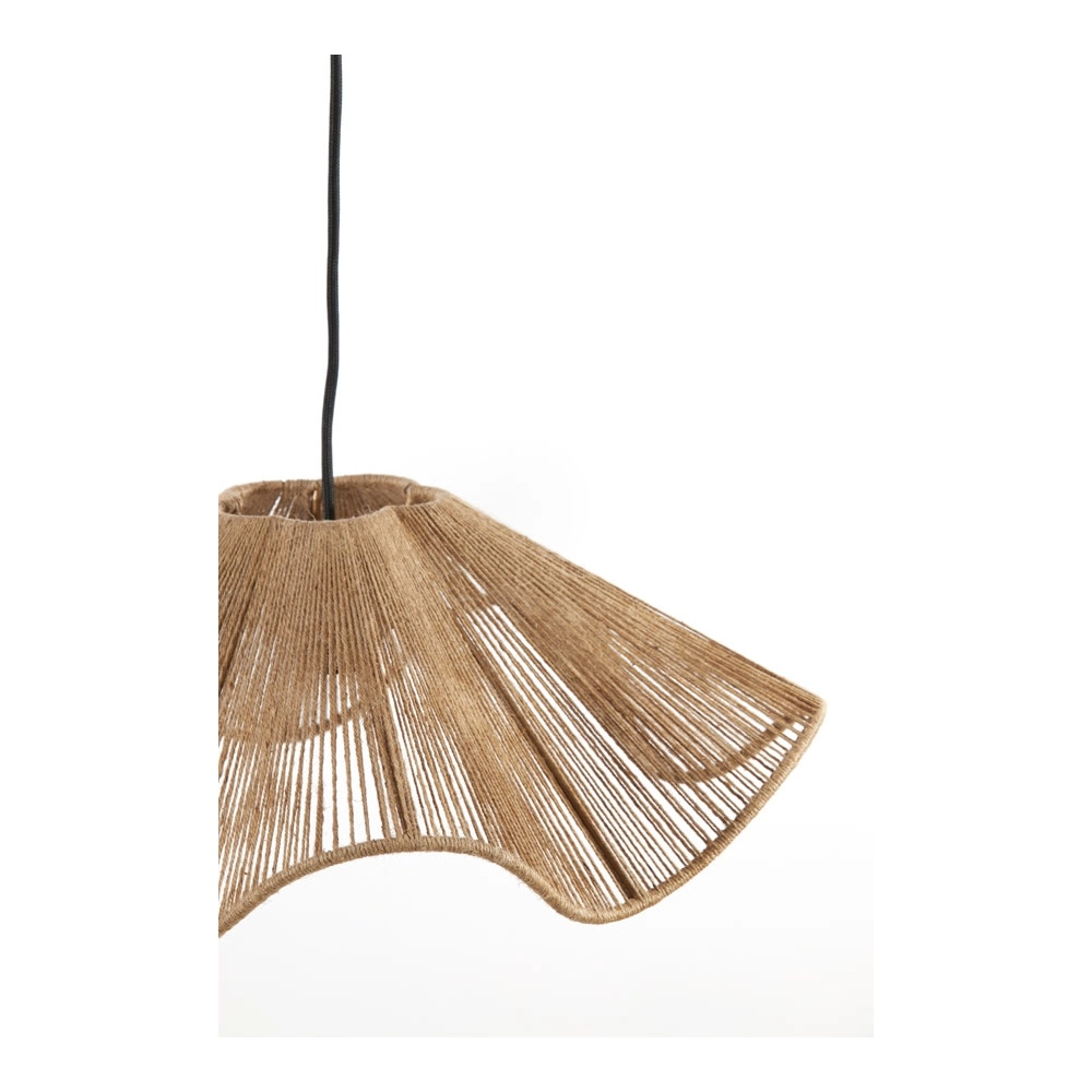 Rattan-Pendellampe Fodara Ø 48 cm braun Light & Living 8717807702083