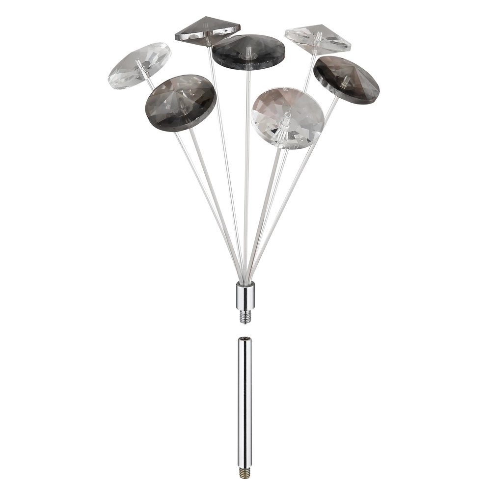 Deckenlampe Katrina chrom Ø 45cm Globo 9007371481330