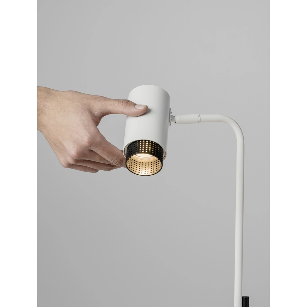 Schreibtischlampe Nessi weiß mit schwarz Lyora 5212017475190
