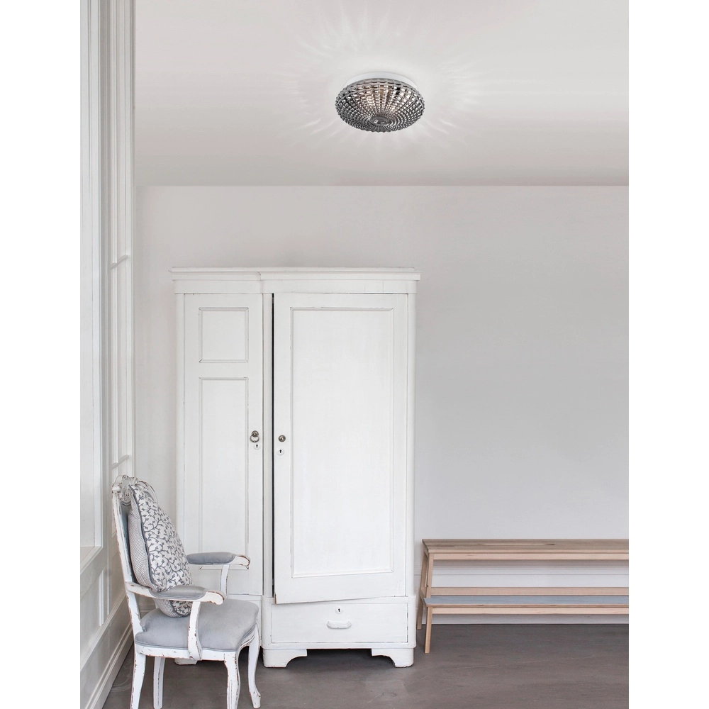 Deckenlampe Clam Rauchglas Lyora 5212017419446