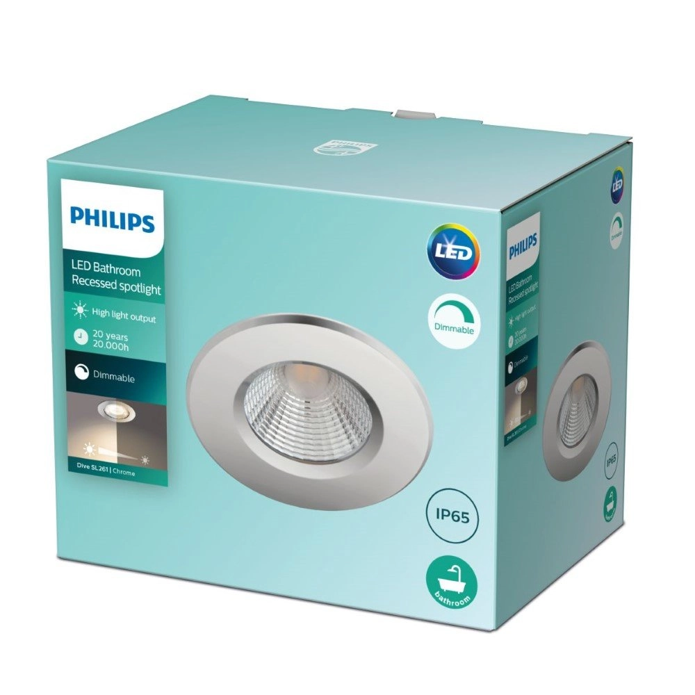 Led Spot Dive Chrom Philips 8718699789633