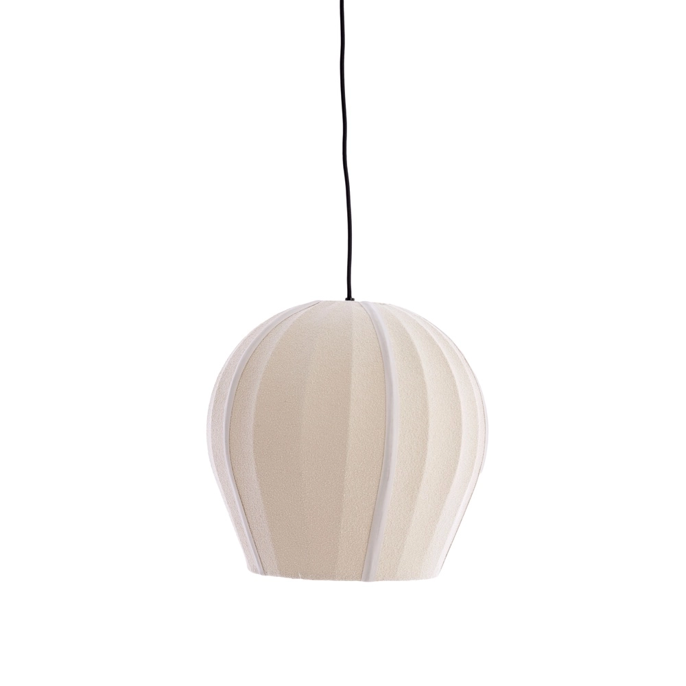 Bouclé-Pendellampe Zagori Ø 35 cm – Sand Light & Living 8717807793029