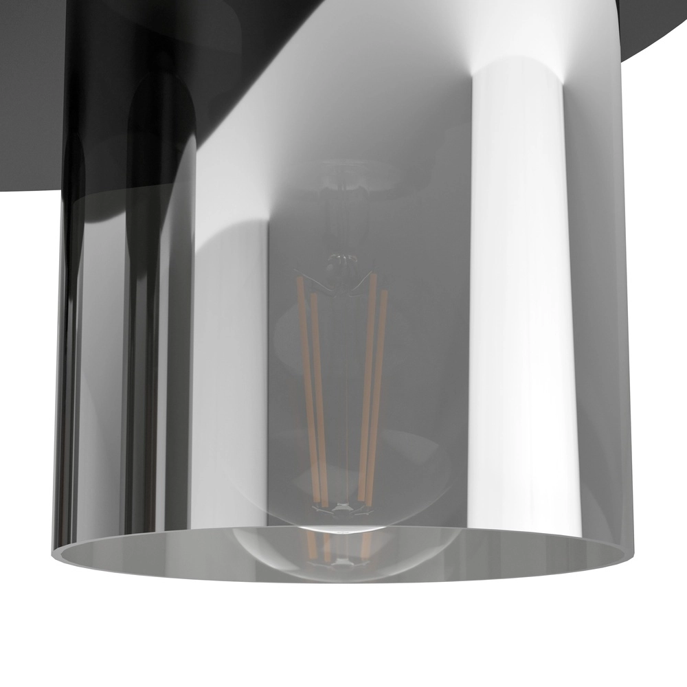 Deckenlampe Gorosiba 1 38x38 cm – mit Rauchglas Eglo 9002759996321