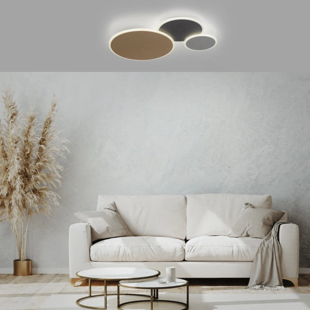 Design-Wandleuchte Q-Piato 65cm Paul Neuhaus 4012248374511