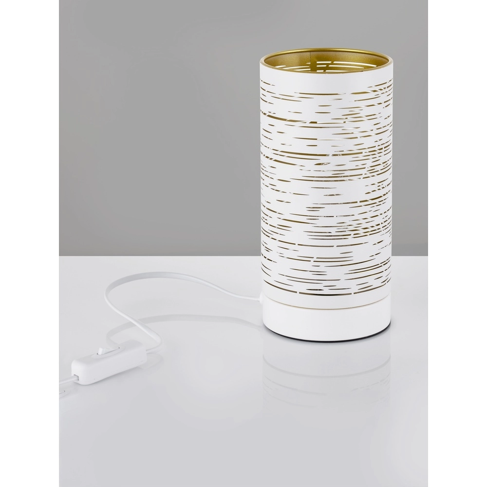 Tischlampe Zane weiß Lyora 5212017432421