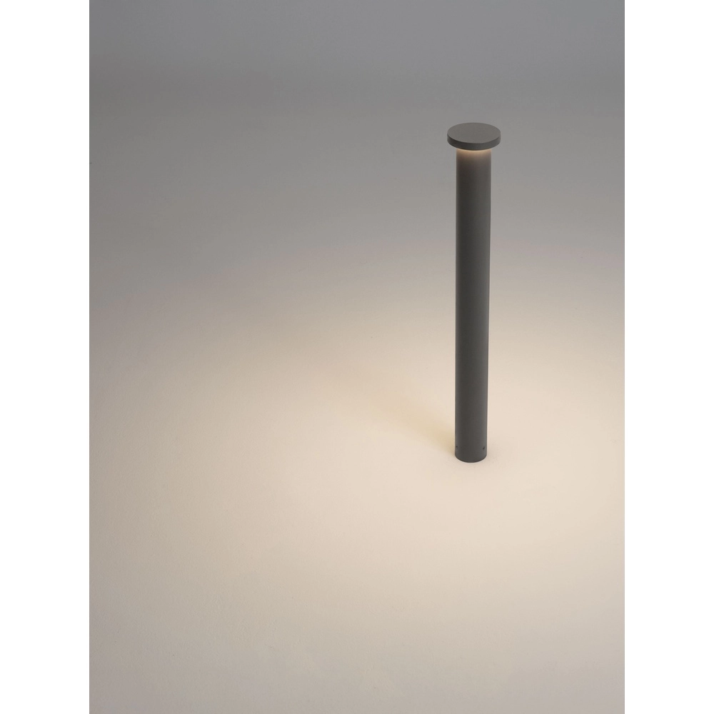 Moderne Wegbeleuchtung Bast dunkelgrau 65 cm - 3000K Lyora 5212017497642