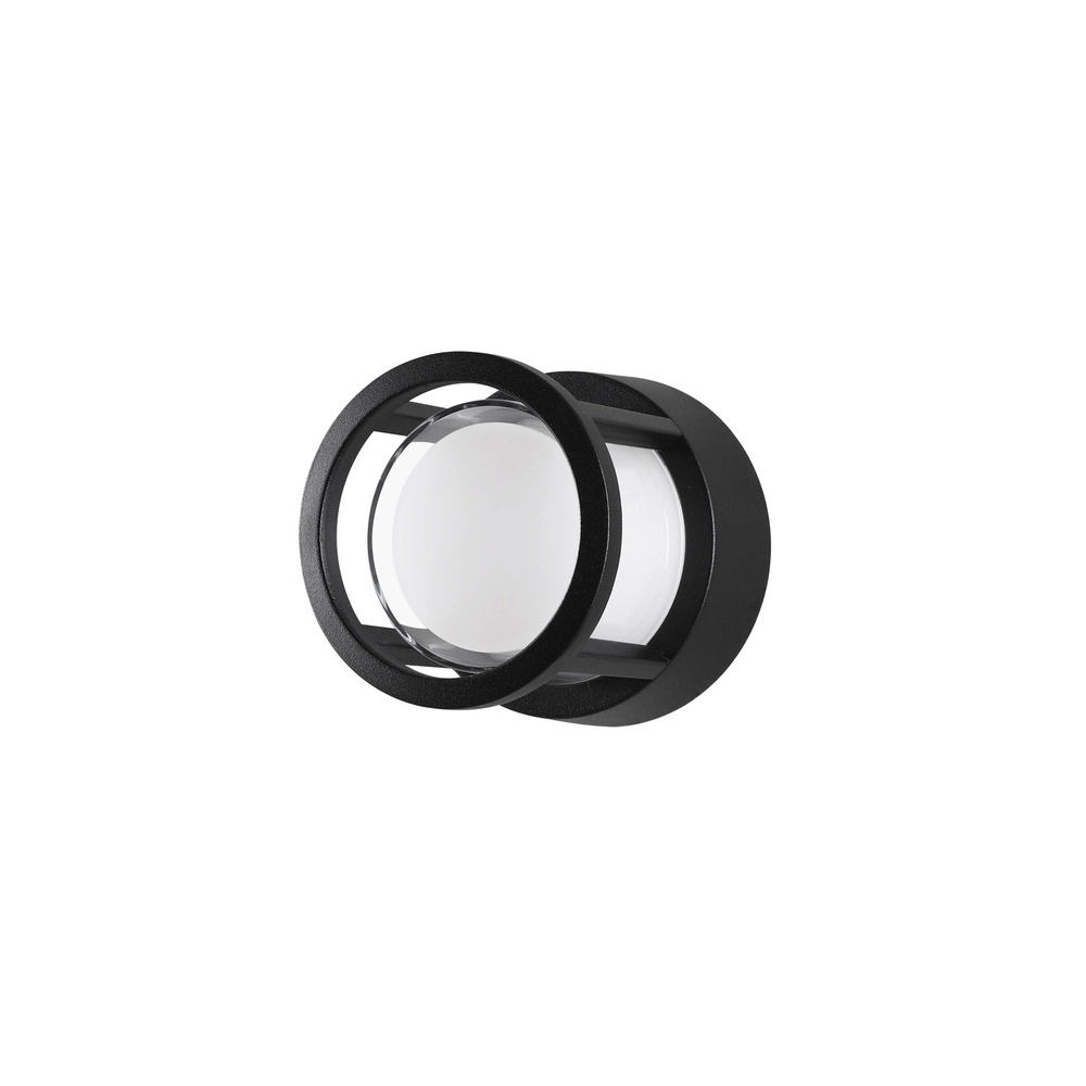 Design-Wandleuchte Agosto rund anthrazit Lyora 5212017419231
