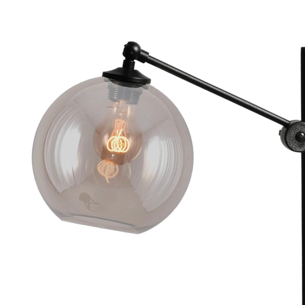 Schreibtischlampe Bella 2 mit Ø 20cm Goldglas Masterlight 8718121340845