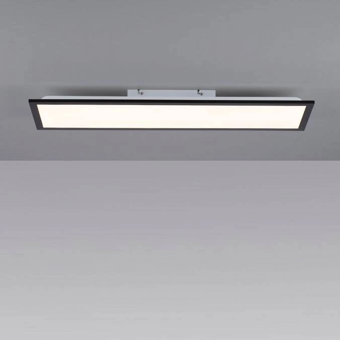 LED-Deckenleuchte Flat 80 x 25 cm schwarz Paul Neuhaus 4043689982089