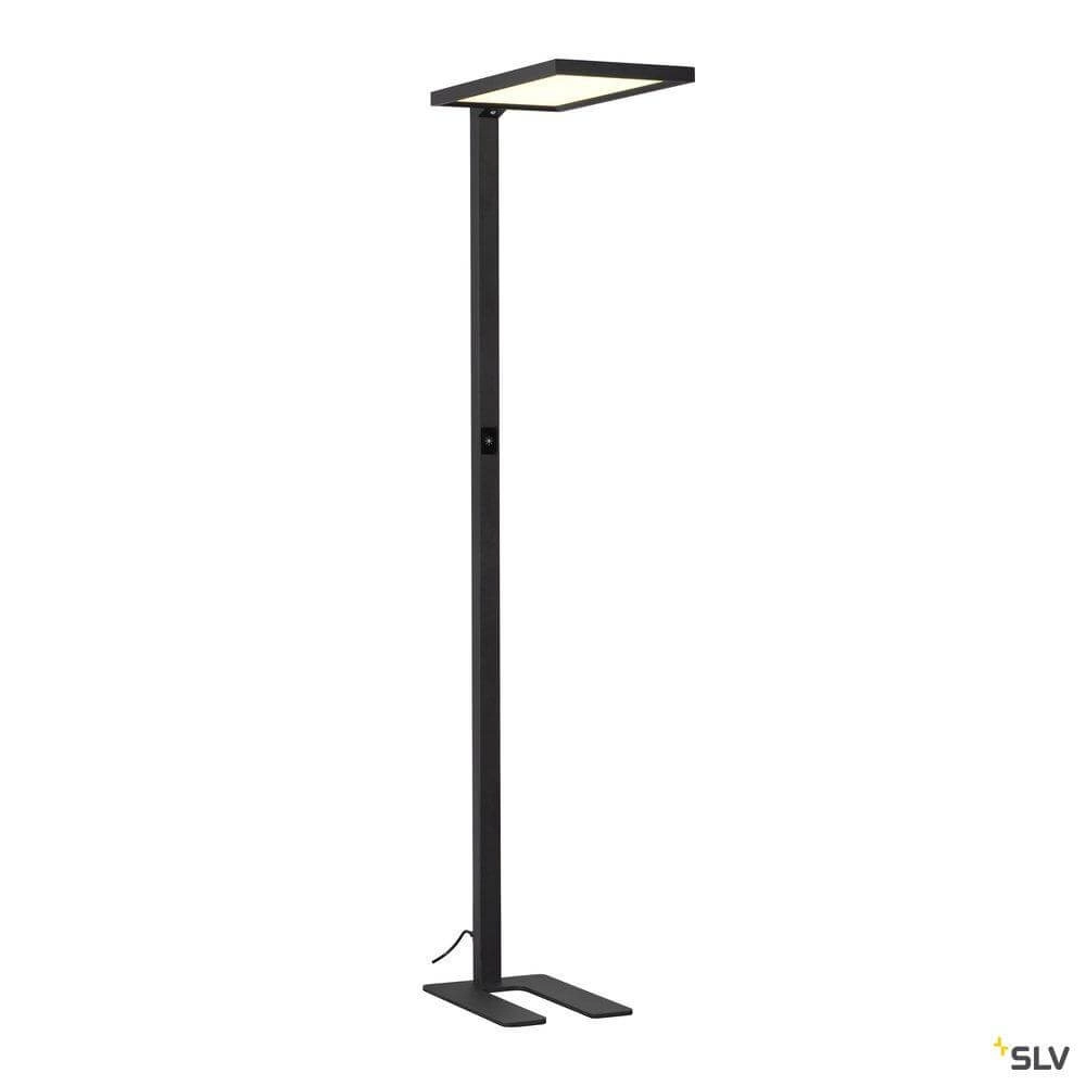 LED-Stehleuchte Worklight Büro 195cm schwarz SLV 4024163254632