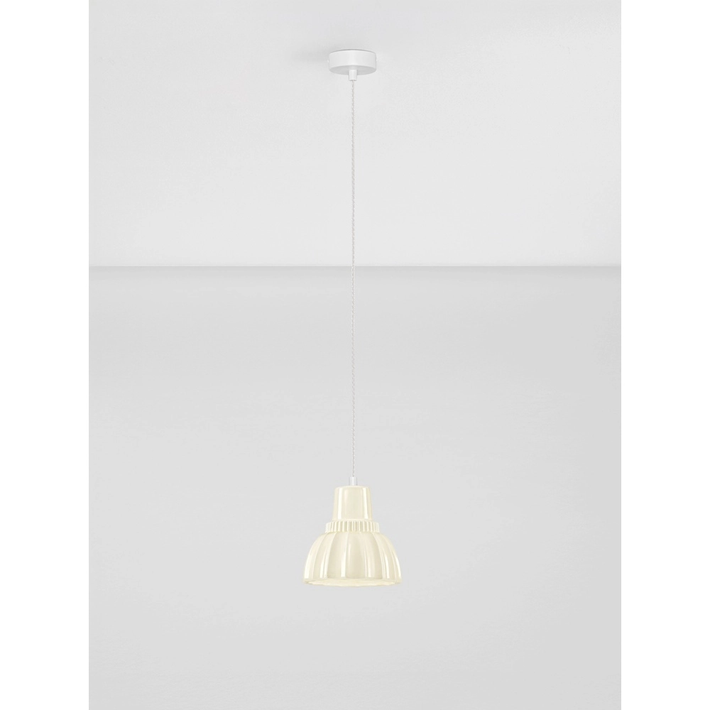 Pendellampe Picco Weiß mit Creme Lyora 5212017495402
