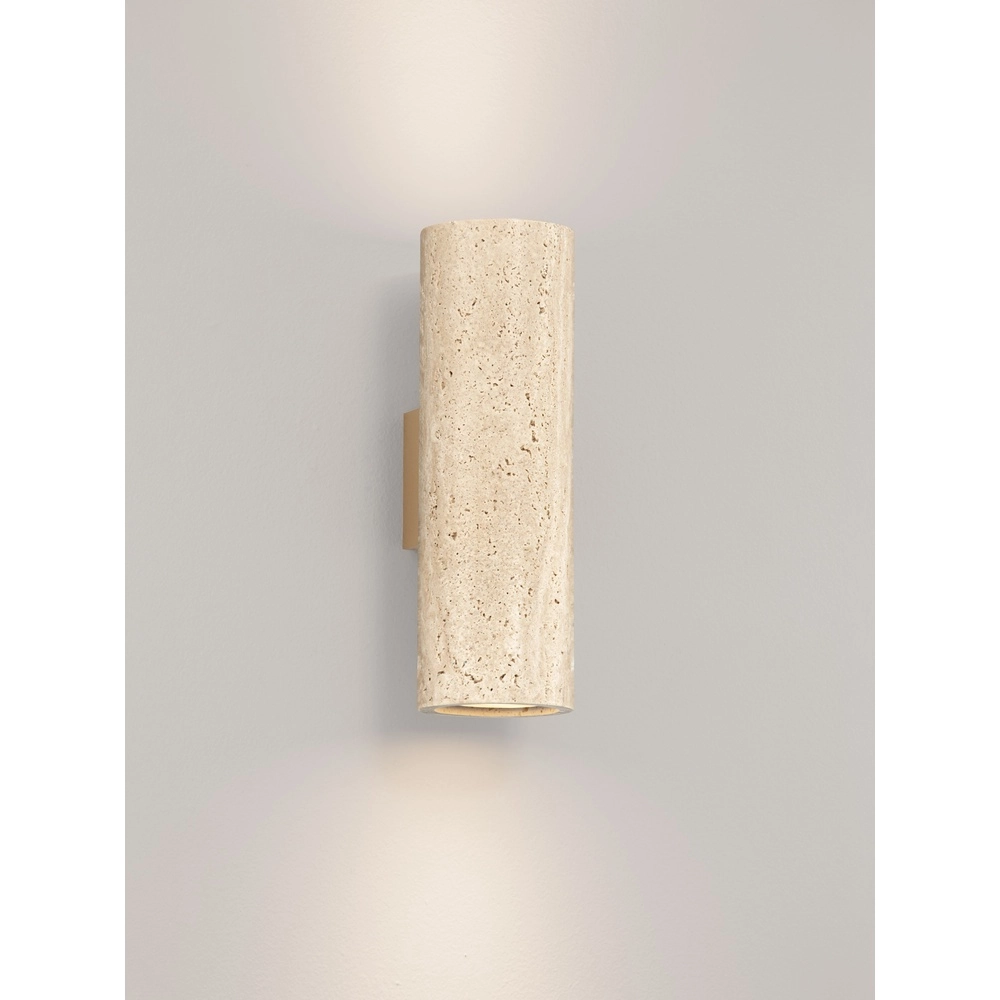 Design-Wandlampe Olvio Sandbrauner Travertin Lyora 5212017495839