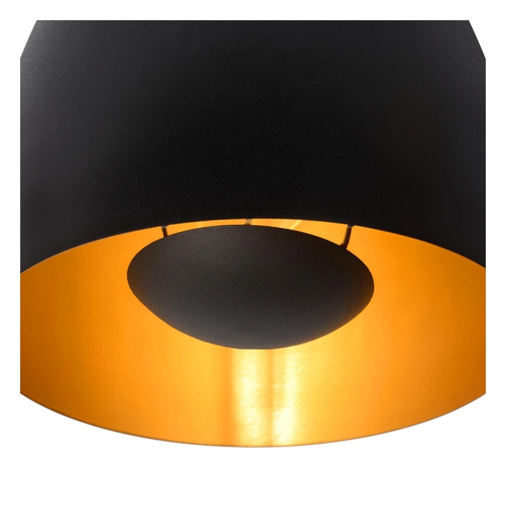 Deckenlampe Nolan Ø 24 cm schwarz Lucide 5411212302854