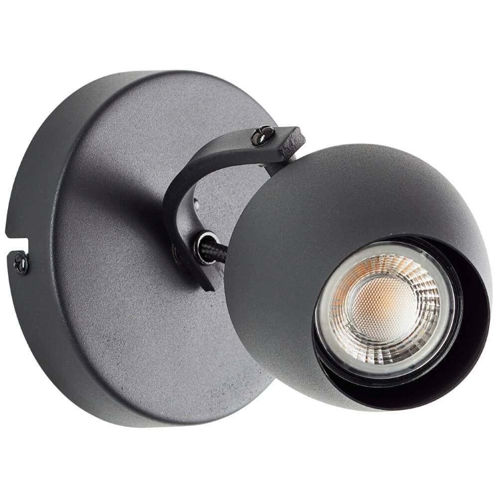 Aufbaustrahler Vertino Schwarz Brilliant 4004353441370