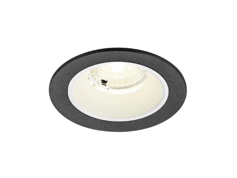 Einbau-Strahler Numinos S Schwarz/Weiß 4000K - 40gr SLV 4024163312813