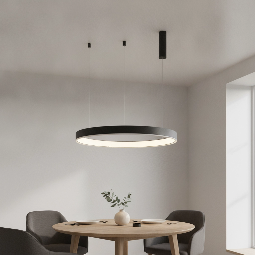 Pendelleuchte Motif schwarz Ø 80cm 2700-6500K