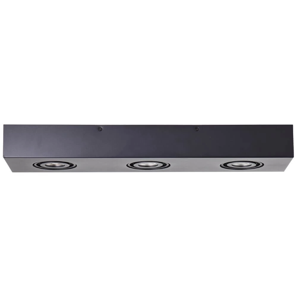Schwarzer Deckenstrahler Doro 3-flammig Brilliant 4004353409325