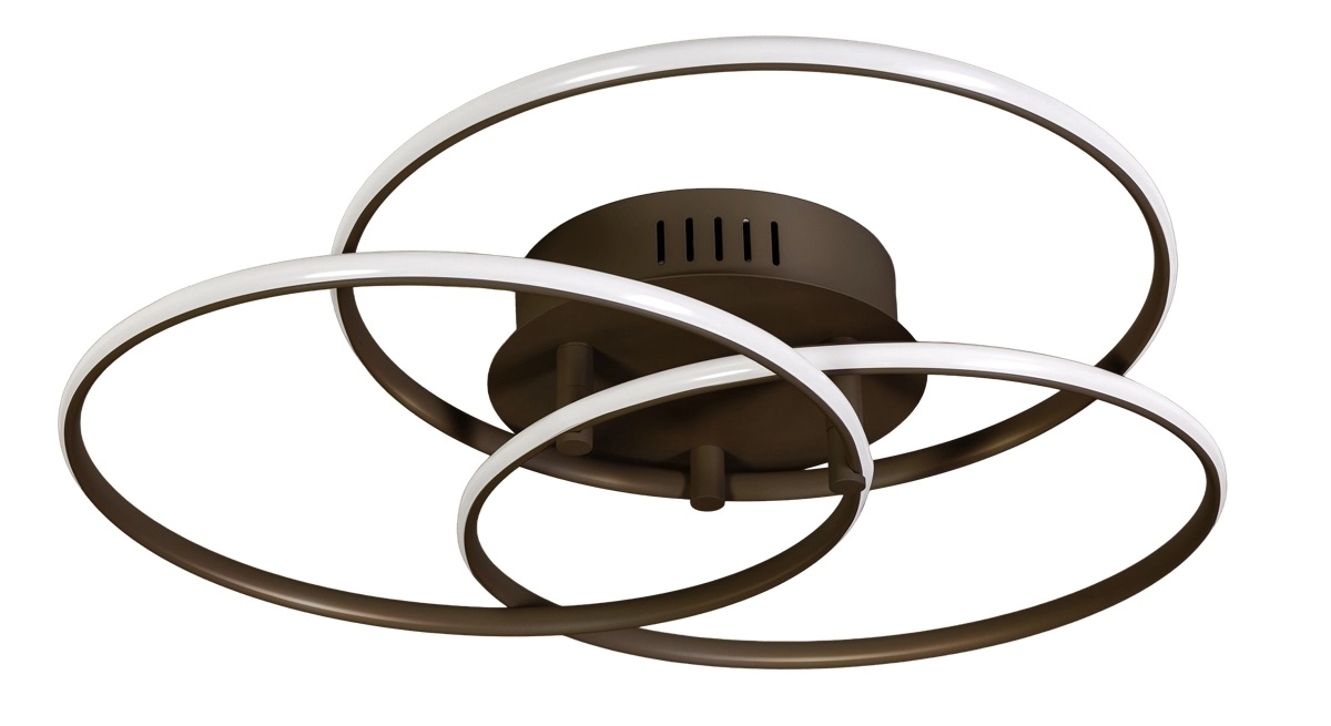 Design-Deckenlampe Jasmijn Ø 42 cm – anodisch braun