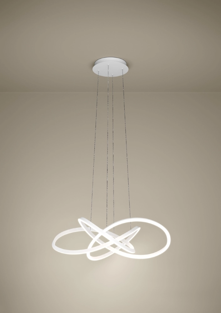 Design-Pendellampe Riaza weiße Ø 90 cm höheverstellbar Stars of Light 9008606357703