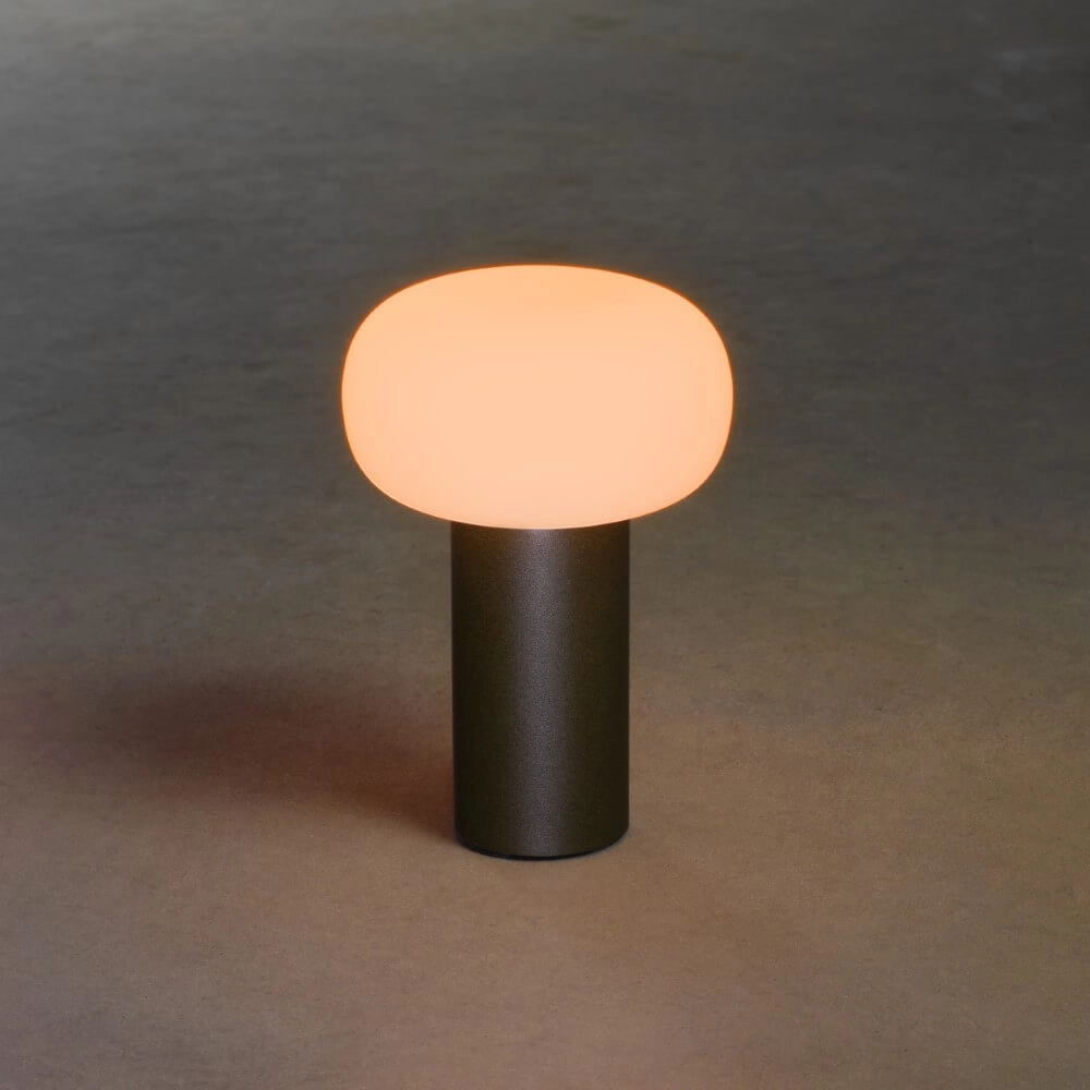 Wiederaufladbare Tischlampe Antibes Anthrazit KonstSmide 7318308267524