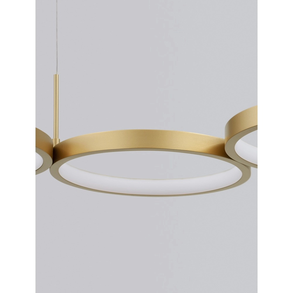 Moderne Pendelleuchte Magnus gold 84cm Lyora 5212017433190