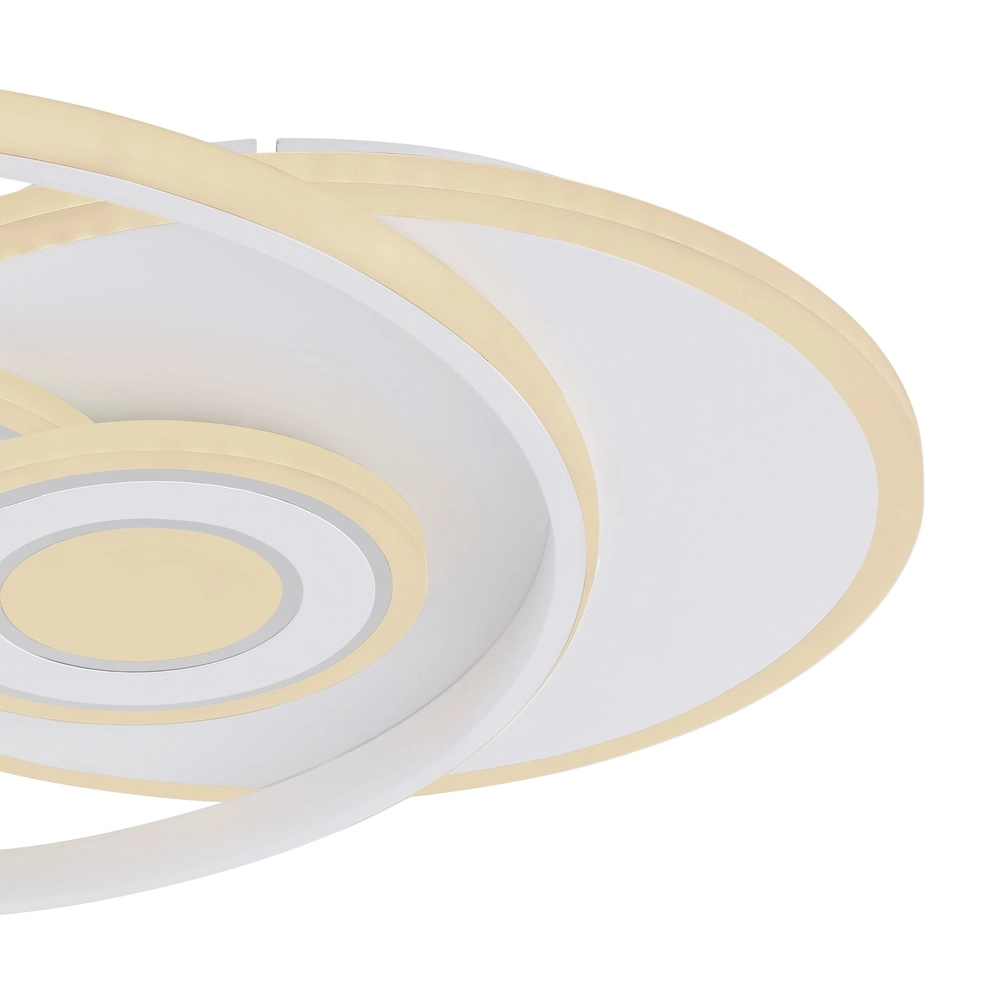 Design-Deckenlampe Roderick Weiße Runde 2700-6000K Globo 9007371445745