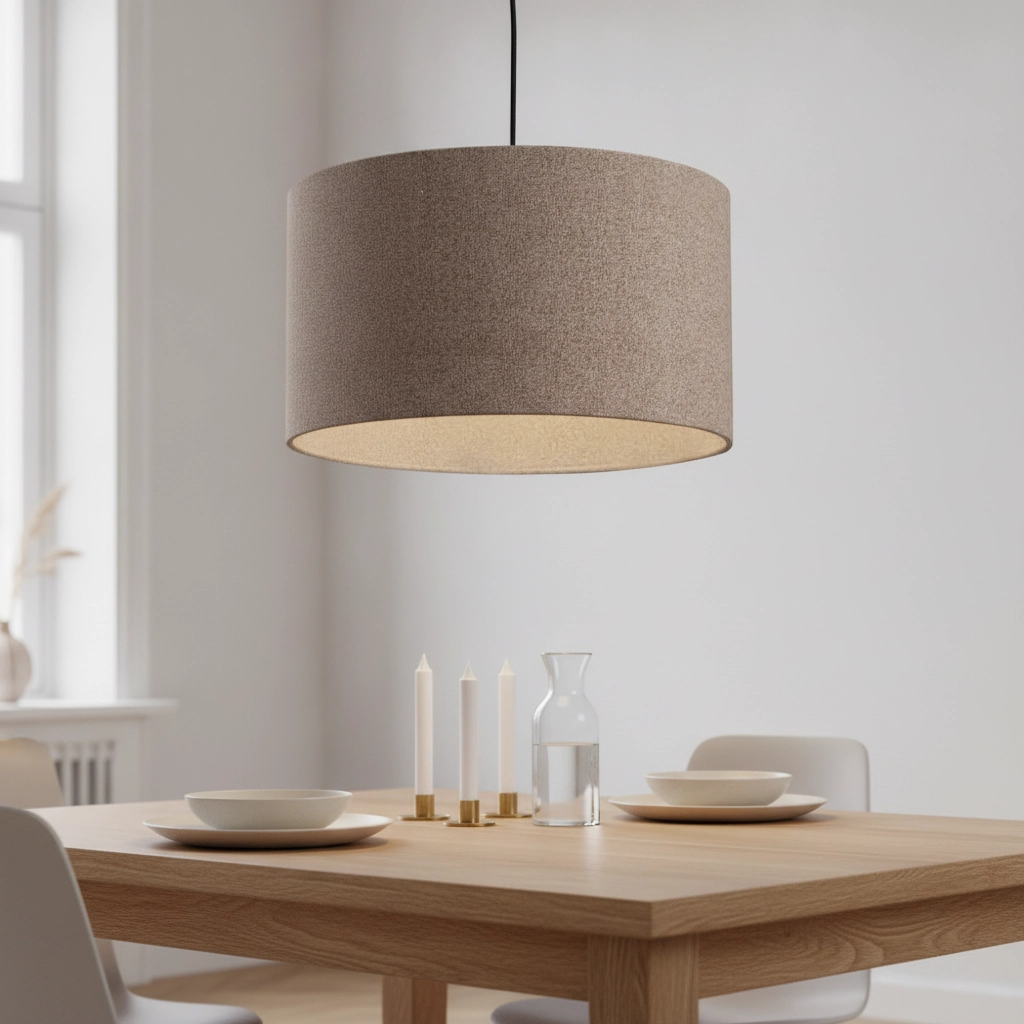 Pendellampe Syrin Kaffeebraun
