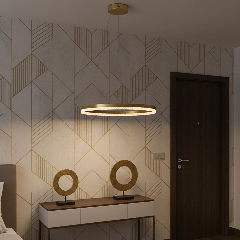 Pendelleuchte Adria gold Ø 60cm