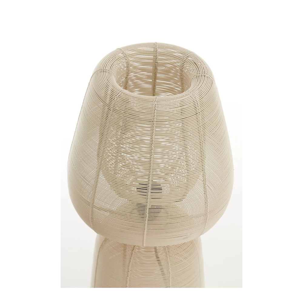 Tischlampe Aboso weißer Ø 24 cm Light & Living 8717807701598