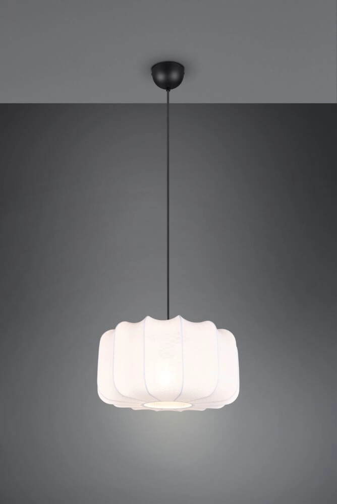 Weiße Design-Pendelleuchte Madleine Ø 40cm Trio 4017807638226