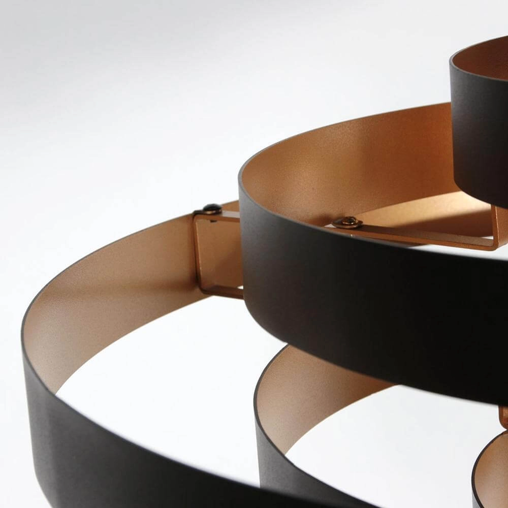 Design-Pendelleuchte Halo Cirque schwarz Ø 50cm Steinhauer 8712746178333
