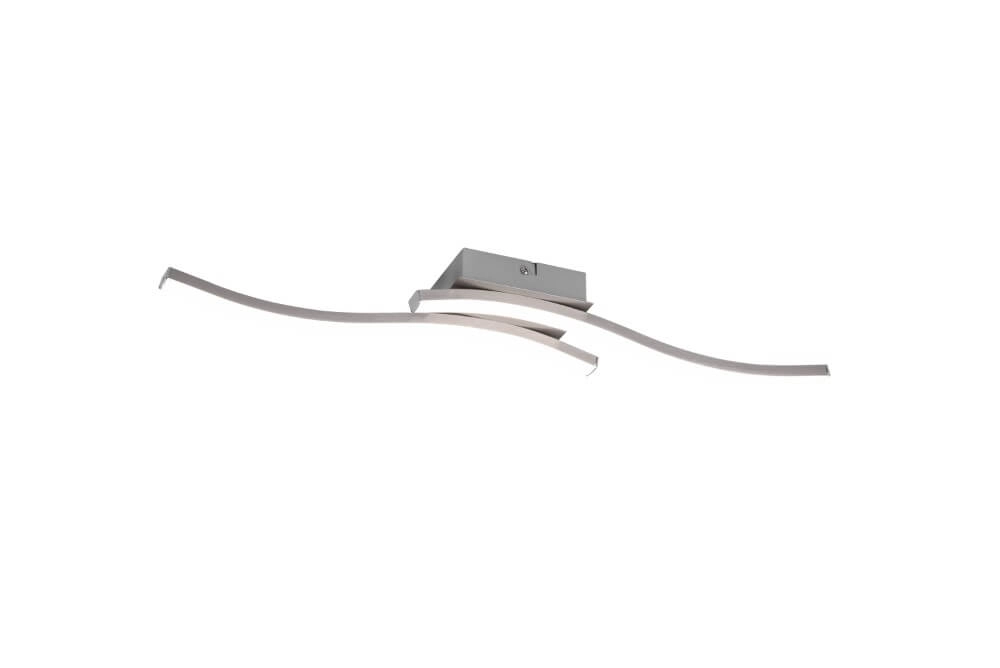 LED-Deckenleuchte Route Edelstahl 4000K