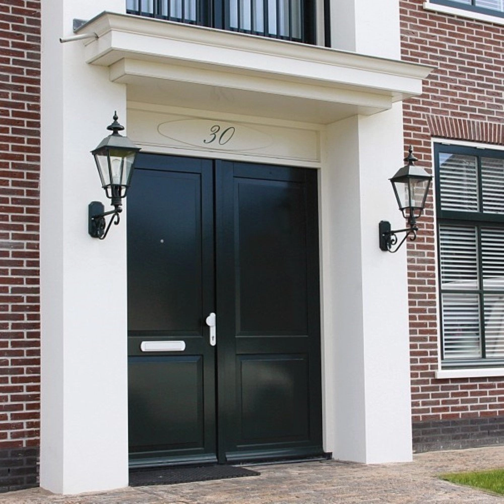 Nostalgische Wandleuchte Mijdrecht schwarz KS 8714732718448