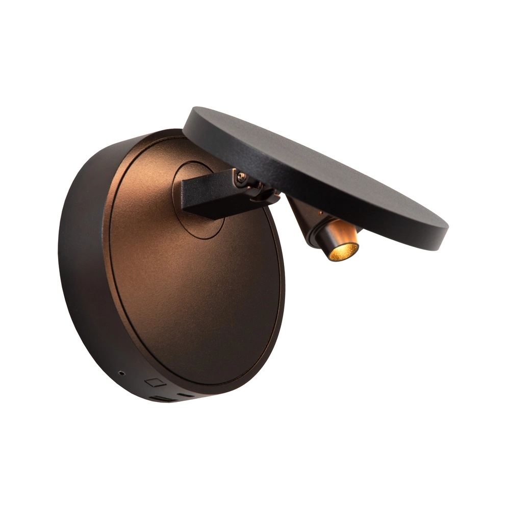 Design-Wandlampe Ufor Schwarz Premium by Lucide 5411212570116
