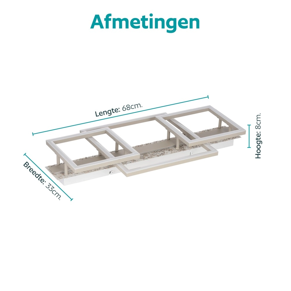 Moderne Deckenlampe Crispieri Grau Eglo 9008606403905