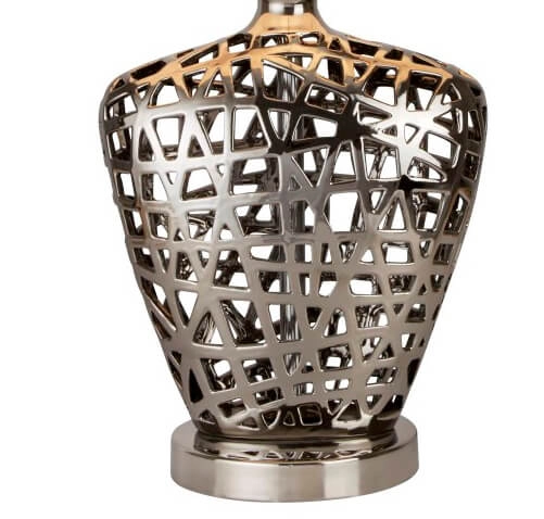 Tischlampe Network grau Searchlight 5053423125473